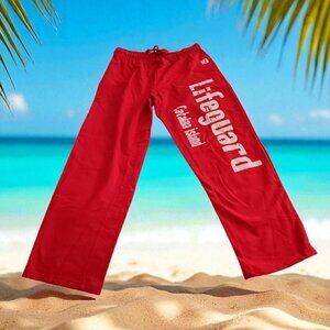 Lifeguard Pants Catalina Island California Sweatpants M Jog Beach Pool